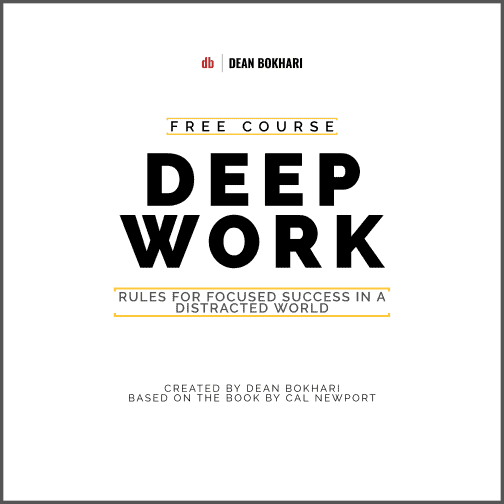 deep work free course cover