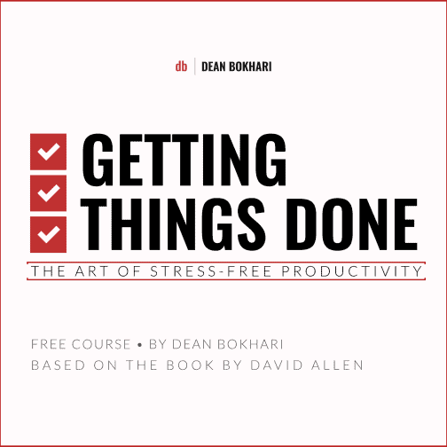 Cover - Free course on Getting Things Done by David Allen