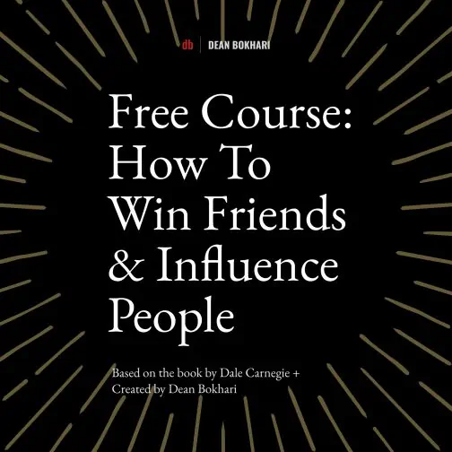 cover - free curse on How to Win Friends and Influence People by Dale Carnegie